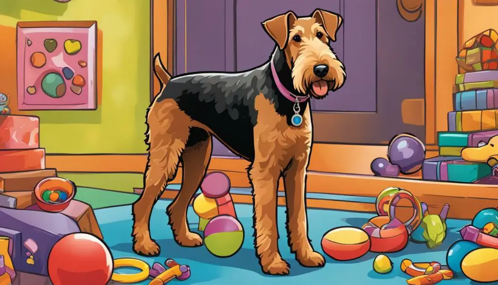Well-adjusted Airedale Terrier