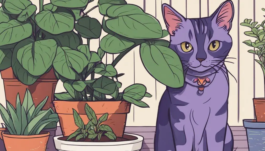 behavioural effects of african violets on cats